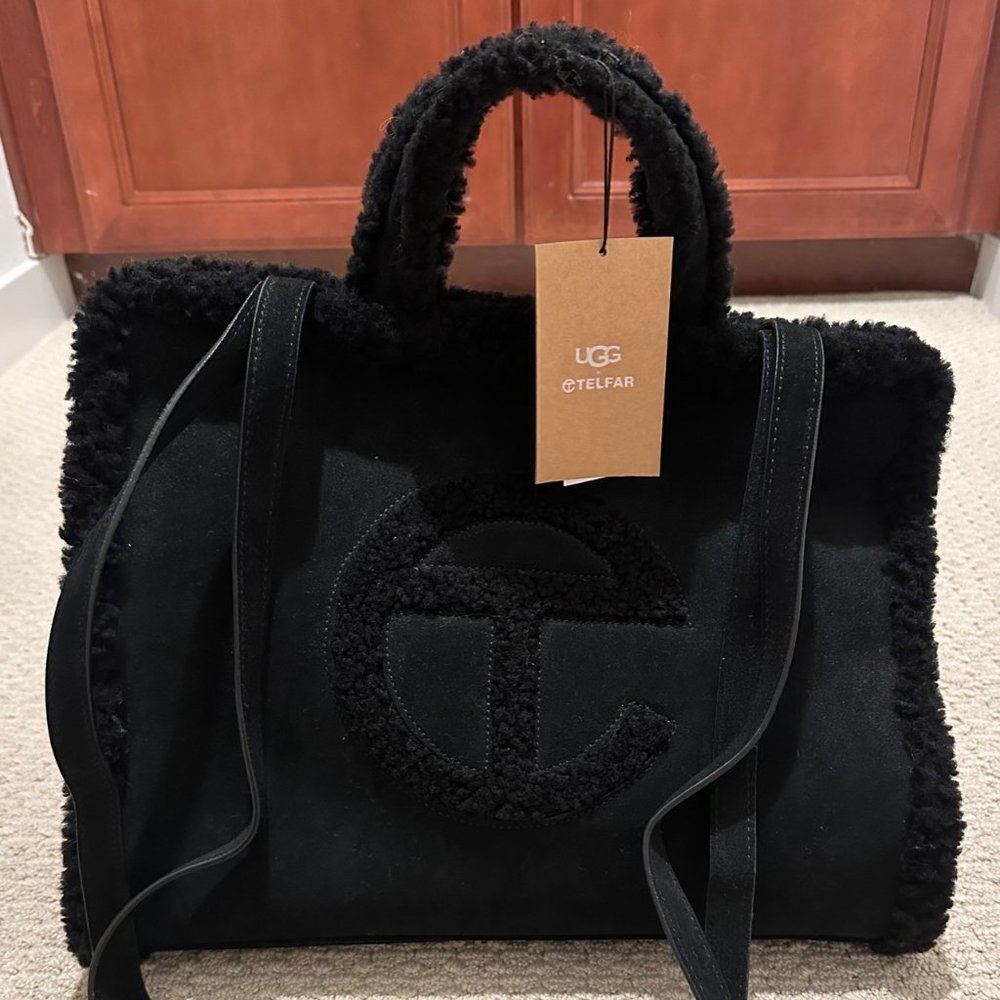 NWT Telfar X Ugg Medium Shopper in Black